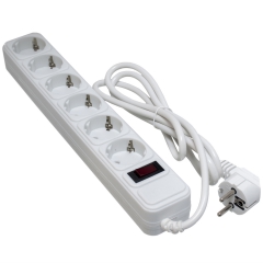 Сетевой фильтр 6 розеток white 1.8 м, 3*1мм2 sp-1062w Patron EXT-PN-SP-1062W