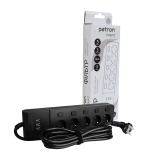 Фильтр сетевой 5 розеток + 3 х USB, 3 м, 16 А, 250 В, черный Patron Power (SP1653-USB) EXT-PN-SP-1653-USB