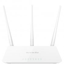 Маршрутизатор TENDA F3 N300, 3xFE LAN, 1xFE WAN, 3x5dBi F-3