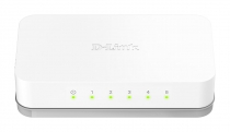 Коммутатор D-Link GO-SW-5E 5xFE, Plastic, Неуправляемый
