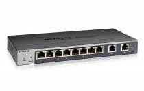Коммутатор NETGEAR GS110EMX 8x1GE, 2xMulti-Gig (100M/1G/2.5G/5G/10G), управляемый GS110EMX-100PES