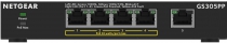 Коммутатор NETGEAR GS305PP 4xGE PoE+ (83Вт), 1x GE, неуправляемый GS305PP-100PES