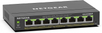 Коммутатор NETGEAR GS308EP 8xGE PoE+(62Вт), управляемый GS308EP-100PES