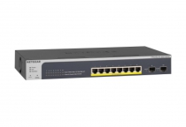 Коммутатор NETGEAR GS510TPP 8x1GE PoE+(190Вт), 2xSFP, управляемый GS510TPP-100EUS
