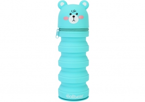 Пенал-подставка 2в1,1 отделение MAXI H-2852-turquoise
