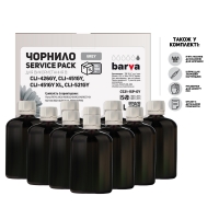 Чорнило Barva Canon cli-521/cli-426 (mg6140/mg7140) grey 1 л (10x100 мл) service pack (c521-1sp-gy) I-BARE-CCLI521-1SP-G