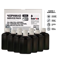 Чернила Barva Canon pgi-520/pg-510 (mg2140/mp230/mp250/mp280) Black 1 л (10x100 мл) service pack (c520-1sp-b) I-BARE-CPGI520-1SP-B