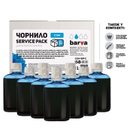 Чорнило Barva Canon/HP/Lexmark універсальне №4 Cyan 1 л (10x100 мл) service pack (cu4-1sp-c) I-BARE-CU4-1SP-C