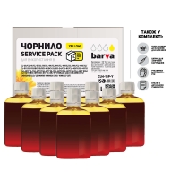 Чорнило Barva Canon/HP/Lexmark універсальні №4 Yellow 1 л (10x100 мл) service pack (cu4-1sp-y) I-BARE-CU4-1SP-Y