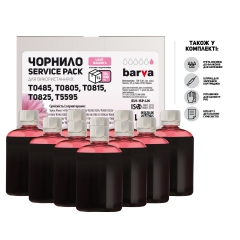 Чернила Epson универсальные №1 10x100 мл, водорастворимые, светло-пурпурные service pack Barva (eu1-1sp-lm) I-BARE-EU1-1SP-LM