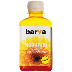 Чернила HP 10/11/13/82/88 специальные 180 мл, водорастворимые, желтые Barva (h10-688) I-BARE-H10-180-Y