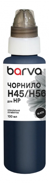 Чорнило для HP 21/45/56 спеціальне 100 мл, пігментне, чорне Barva (H56-352e) I-BARE-H56-100-B-P