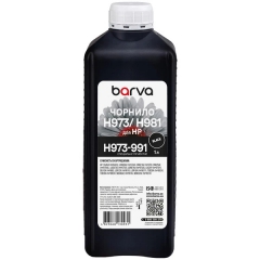 Чернила для HP 970/973/981 специальные 1 л, пигментные, черные Barva (H973-991) I-BARE-H973-1-B-P