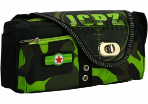 Пенал на 2 відділення COOLFORSCHOOL J-2395-green