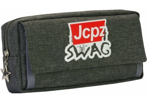 Пенал на 2 відділення COOLFORSCHOOL J-2607-grey
