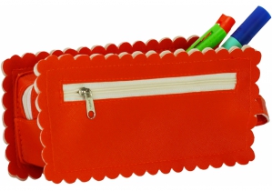 Пенал на 1 відділення COOLFORSCHOOL J-2609-red