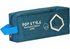 Пенал на 2 відділення COOLFORSCHOOL J-2622-blue