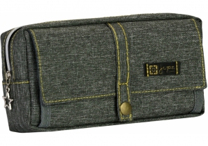 Пенал на 2 відділення COOLFORSCHOOL J-2628-grey