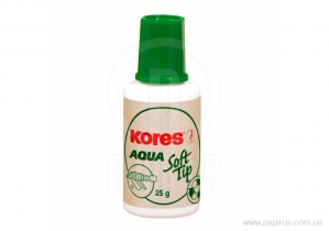 Коригуюча рідина Kores AQUA SOFT TIP з універсальним аплікатором, водна основа, 20 мл K69461