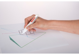 Коректор-ручка Kores Tri Pen, метал. кінчик, 10 г K83350