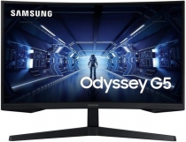 Монітор LCD 27" Samsung Odyssey G5 LC27G55T 2xHDMI, DP, VA, 2560x1440, 144Hz, 1ms, CURVED LC27G55TQBIXCI