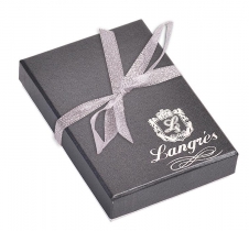 Подарочный набор "Elegance": ручка шариковая + крючок д/сумки, черный Langres LS.122029-01