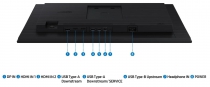 Монітор Samsung 23.8" S24D400 2*HDMI, DP, USB, IPS, 100Hz LS24D400GAIXCI