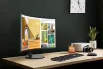 Монітор Samsung 27" S27C360E D-Sub, HDMI, VA, 75Hz, 4ms, CURVED LS27C360EAIXCI