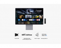 Монитор Samsung 32"S32FM902 HDMI, USB, Bluetooth, MM, OLED, 3840x2160, 165Hz, 0.03ms, HDR10+ LS32FM902SIXUA