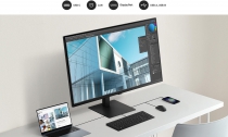 Монітор Samsung 37"S37D802 HDMI, DP, USB, VA, 3840x2160, 4ms LS37D802UAIXUA