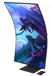Монитор Samsung 55" Odyssey ARK 2nd Gen. G97NC HDMI, DP, USB, BT, MM, VA, 3840x2160, 165Hz, 1ms, CURVED, Quantum HDR 32x LS55CG97WNIXUA