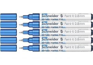 Маркер металік Schneider Paint-It 0,8 мм синій ML01001025