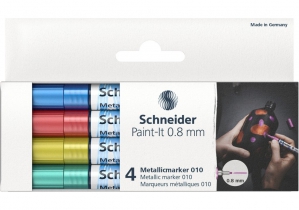 Набір маркерів металік Paint-It 0,8 мм 4 шт. SCHNEIDER ML01011502