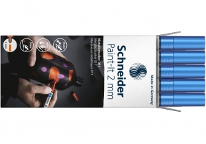 Маркер металік Schneider Paint-It 2.0 мм синій ML01101025