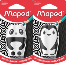 Чинка з контейнером SHAKKY FANCY, 1 отв., дисплей, асорті Maped MP.034012