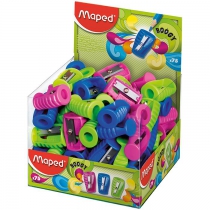 Точилка без контейнера BOOGY, 1 отв., дисплей, ассорти Maped MP.063211