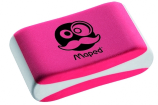 Резинка ESSENTIALS SOFT Color, дисплей, ассорти Maped MP.112921