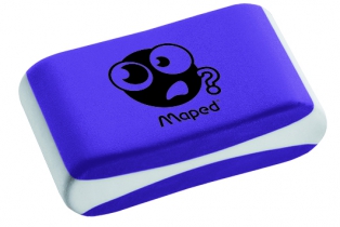 Резинка ESSENTIALS SOFT Color, дисплей, ассорти Maped MP.112921