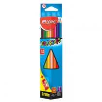 Олівці кольорові COLOR PEPS Classic, 12 кольорів + чинка Maped MP.183213