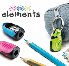 Точилка без контейнера ELEMENTS, 1 отв., дисплей, ассорти Maped MP.501600
