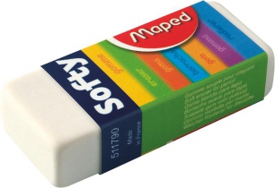 Гумка SOFTY у картонному тримачі, дисплей Maped MP.511790