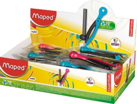 Циркуль ESSENTIALS с универс. держателем, дисплей, ассорти Maped MP.518110