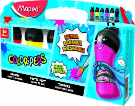 Краски гуашевые COLOR PEPS 6 цветов, 75 мл. Maped MP.810010