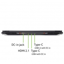 Ноутбук Acer Nitro 18 AN18-61 18" WQXGA IPS, AMD R9-365, 32GB, F2TB, NVD5070Ti-12, Lin, чорний NH.QYFEU.003