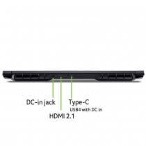 Ноутбук Acer Nitro V 17 ANV17-41 17.3" FHD IPS, AMD R7-260, 32GB, F2TB, NVD5070-8, Lin, черный NH.QZKEU.005