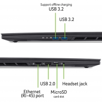 Ноутбук Acer Nitro 16S AN16S-61 16" WQXGA IPS, AMD R7-350, 32GB, F1TB, NVD5070Ti-12, Lin, чорний NH.QZWEU.002