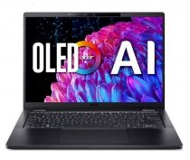 Ноутбук Acer TravelMate TMP614-73 14" 2.8K OLED, Intel U7-155H, 32GB, F1TB, UMA, Win11P, чорний NX.B5WEU.005