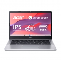 Ноутбук Acer Chromebook CB314-3HT 14" FHD IPS Touch, Intel P N6000, 8GB, F128GB, UMA, ChromeOS, серебристый NX.KB5EU.001