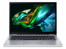 Ноутбук Acer Aspire 3 Spin 14 A3SP14-31PT 14" WUXGA IPS Touch, Intel P N200, 8GB, F256GB, UMA, Lin, сріблястий NX.KENEU.004