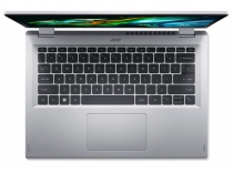 Ноутбук Acer Aspire 3 Spin 14 A3SP14-31PT 14" WUXGA IPS Touch, Intel P N200, 8GB, F256GB, UMA, Lin, сріблястий NX.KENEU.004